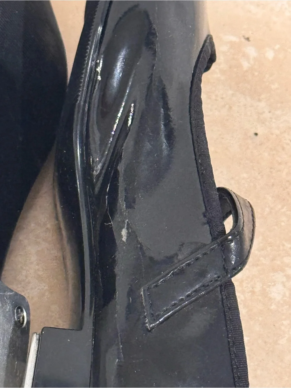 Girls' Black Tap Shoes Mary Jane Style
